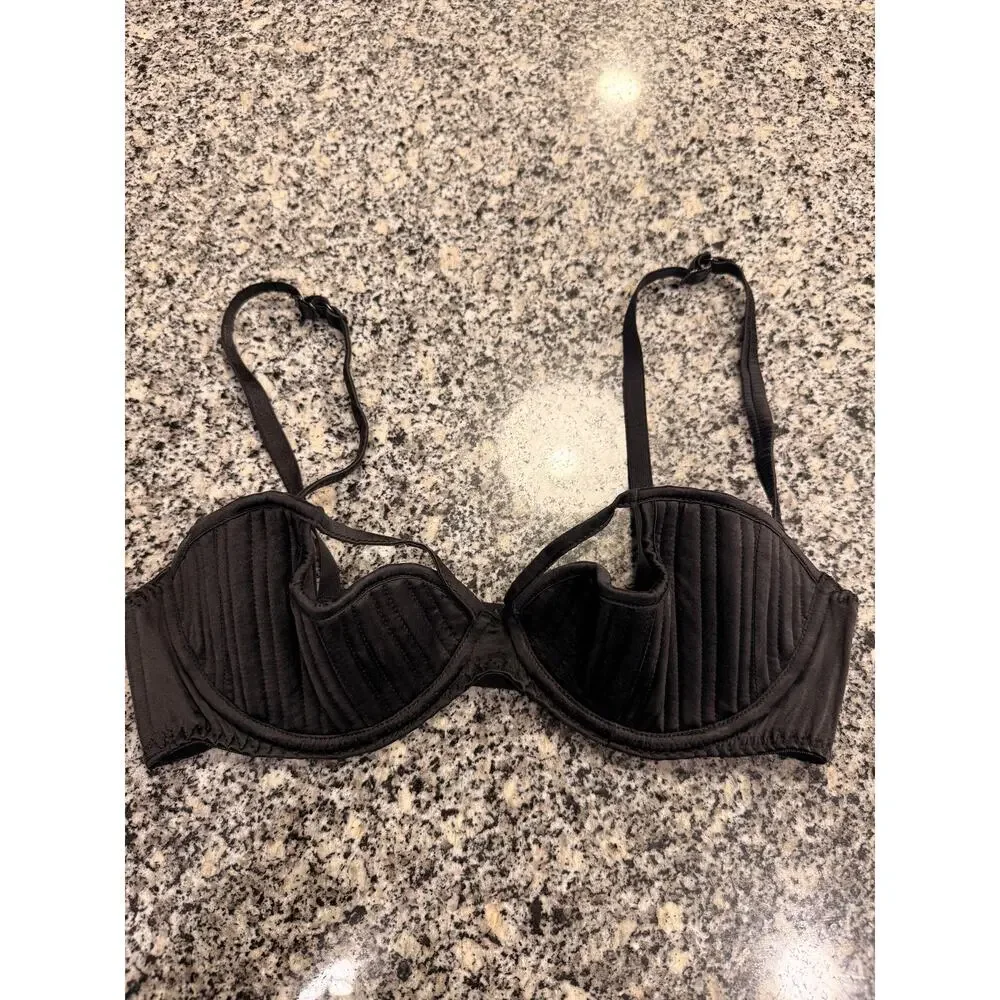 Agent Provocateur Black Cut-Out Underwire Bra – Size 3 - Picture 3 of 9